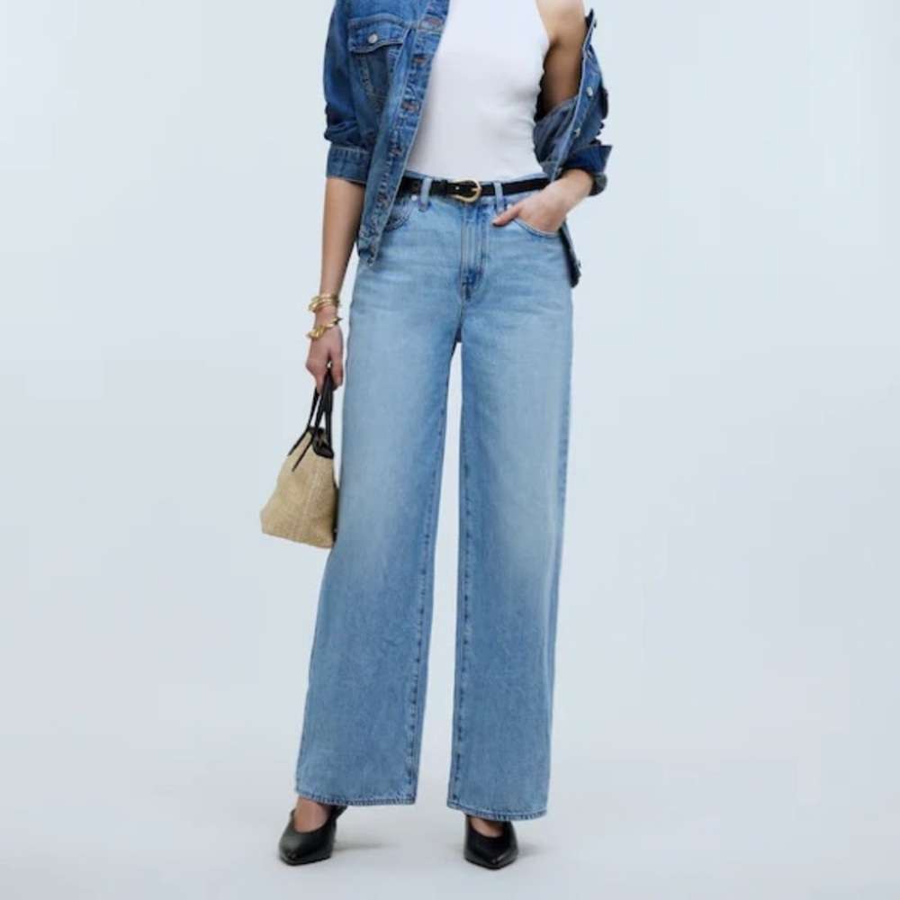 Madewell Superwide-Leg Jeans in Ahern Wash
